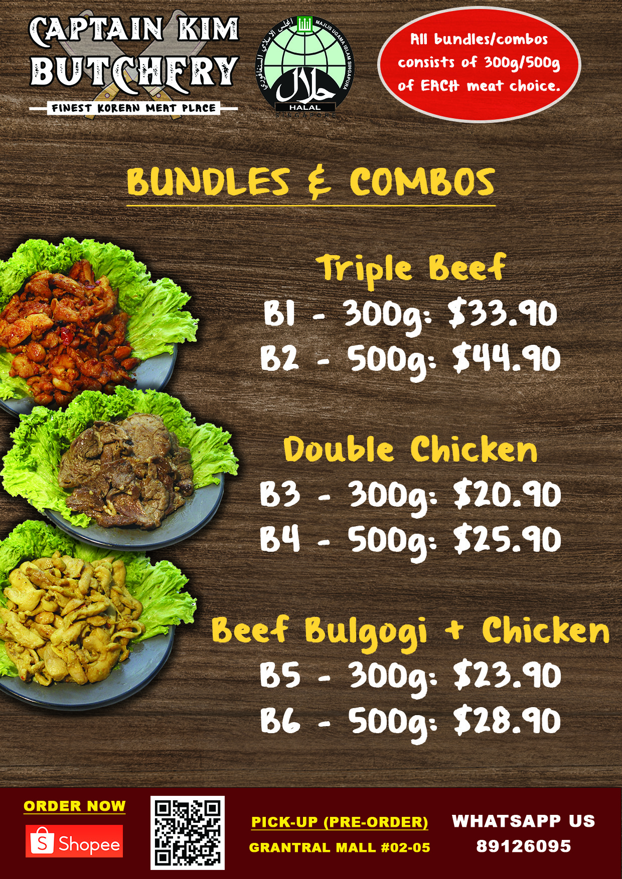 Halal-Certified Marinated Meat Delivery: Captain Kim Butchery